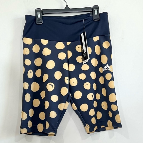 FINAL PRICE Adidas X Farm Rio Polka Dot Bike Shorts - Picture 4 of 9